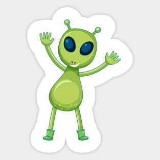 Alien Sticker